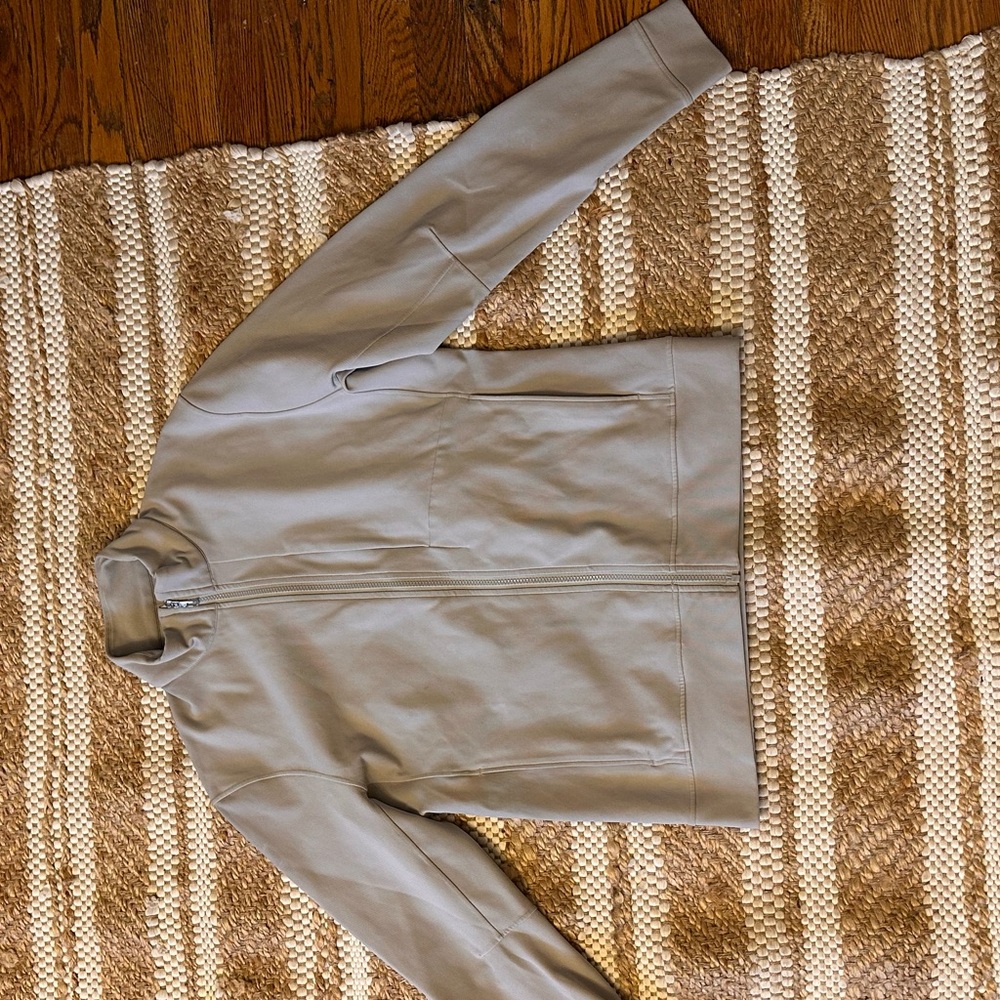 Lululemon Surge Zip Up Jacket Lt Blue Size L